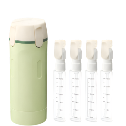 4‑in‑1 Travel Dispenser – Leak‑Proof, TSA‑Ready, and Effortless