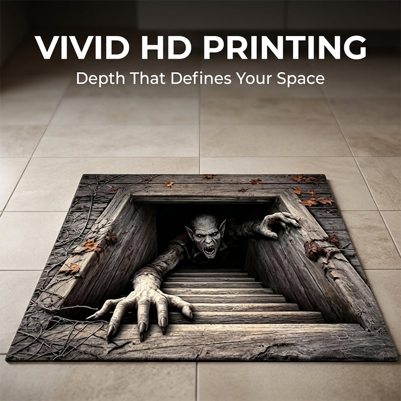 Halloween Horror Welcome Mat