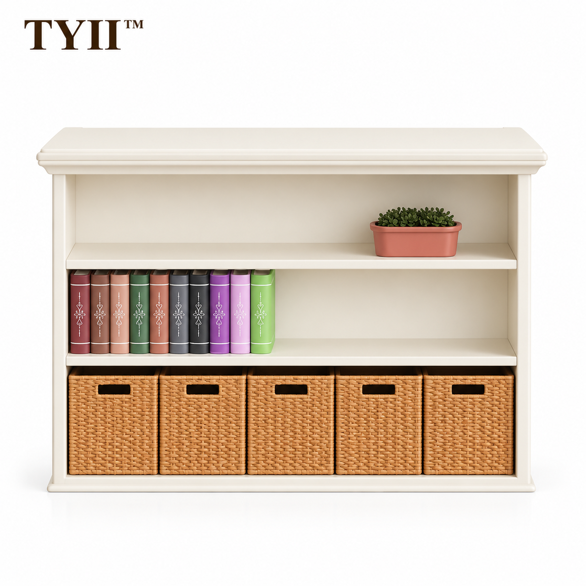 Mini Bookcase Gaming Dock Cover – Hidden Game Card Storage & Cozy Desk Decor | TYII™