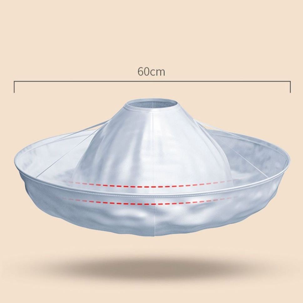 TYII™ Hair Cutting Cape with Hair Catcher – 23.62" Large Waterproof Barber Bib for Home Haircuts