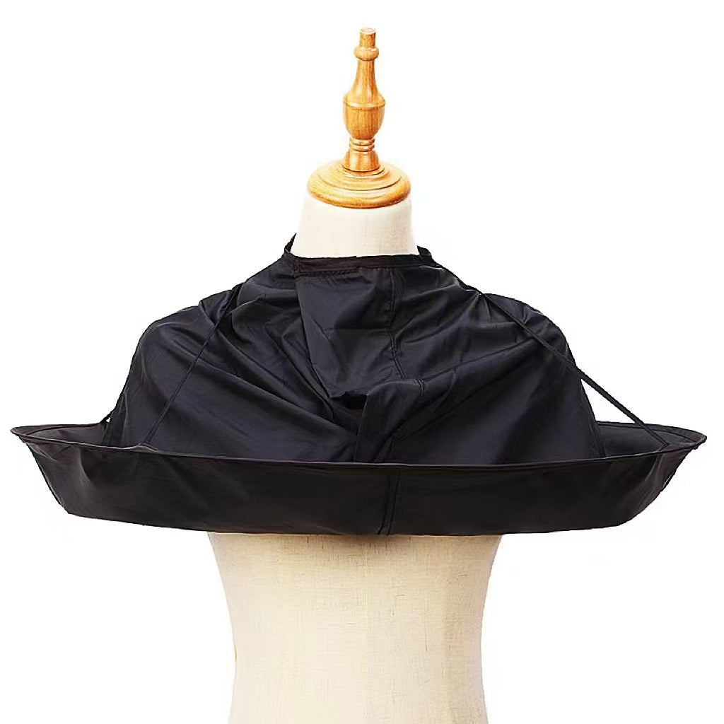 TYII™ Hair Cutting Cape with Hair Catcher – 23.62" Large Waterproof Barber Bib for Home Haircuts