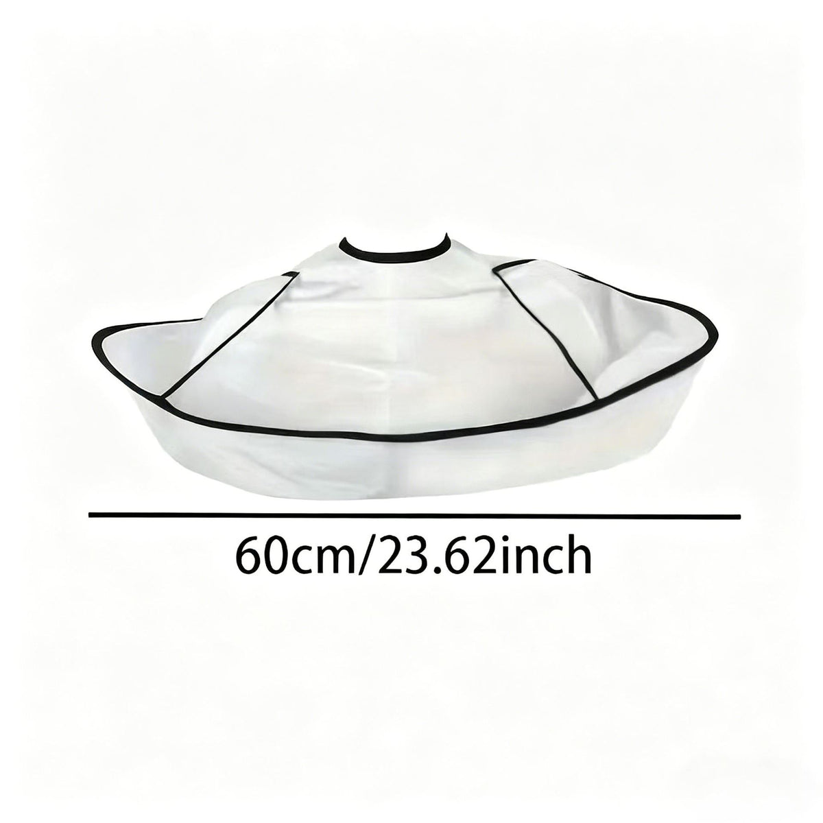TYII™ Hair Cutting Cape with Hair Catcher – 23.62" Large Waterproof Barber Bib for Home Haircuts