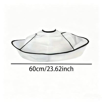 TYII™ Hair Cutting Cape with Hair Catcher – 23.62" Large Waterproof Barber Bib for Home Haircuts