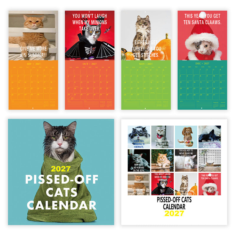 2027 Pissed-Off Cats Calendar