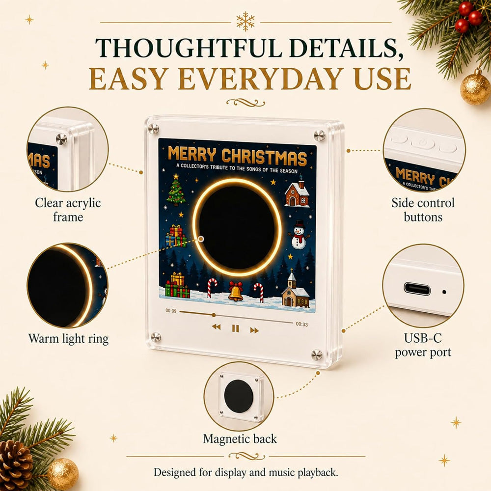 🎄TYII™ Christmas Vinyl Magnetic Music Player