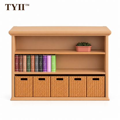 Mini Bookcase Gaming Dock Cover – Hidden Game Card Storage & Cozy Desk Decor | TYII™