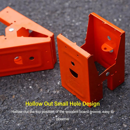 🛠️ 2Pcs Heavy Duty Sawhorse Brackets with Down Clamp