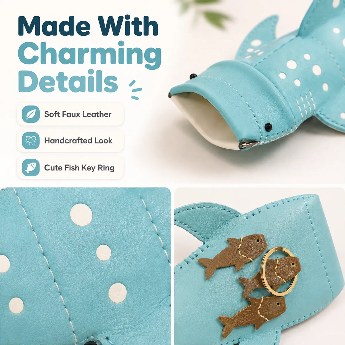 🦈🌊Cute  Shark-Shaped Bag