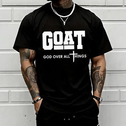 ✝️GOAT (“God Over All Things”) Graphic T-Shirt