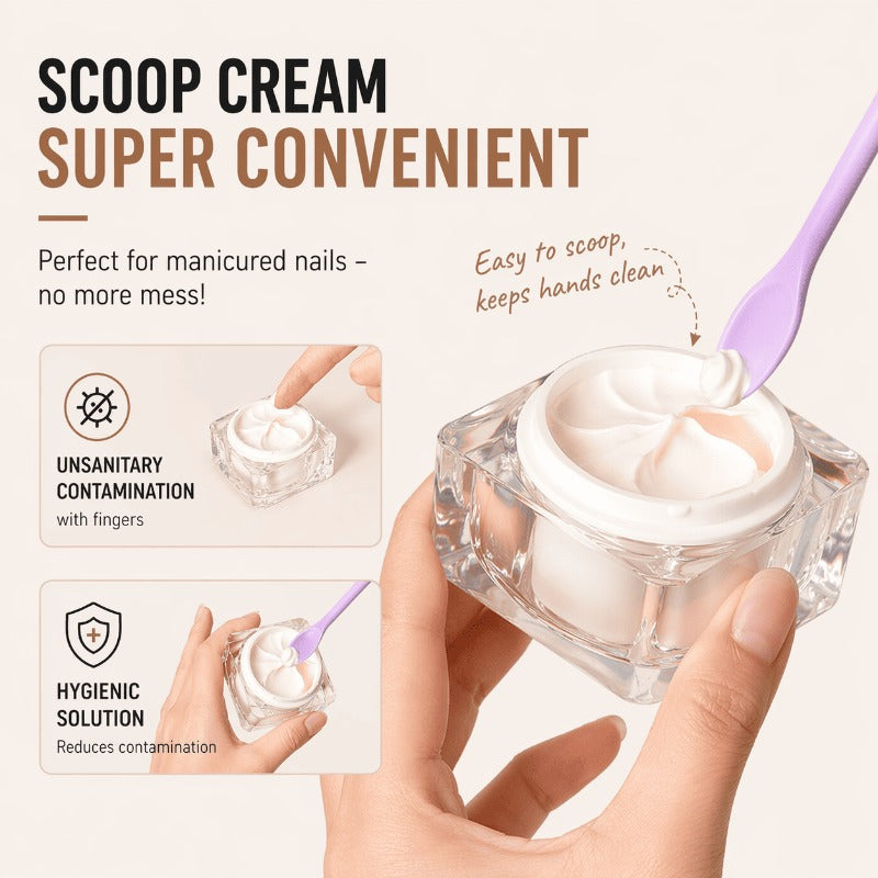 Dual-Ended Flexible Silicone Spatula