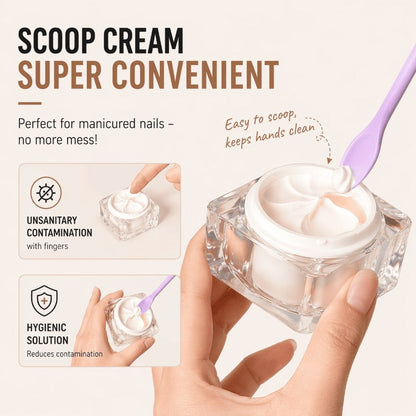 Dual-Ended Flexible Silicone Spatula