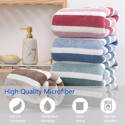 The Ultimate Quick-Dry Dog Bathrobe | Ultra-Absorbent & Stylish Striped Spa Wrap