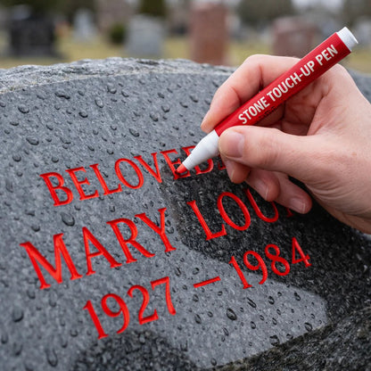 Golden Tombstone Marker Pen for Restoring Faded Grave Inscriptions(2PCS)