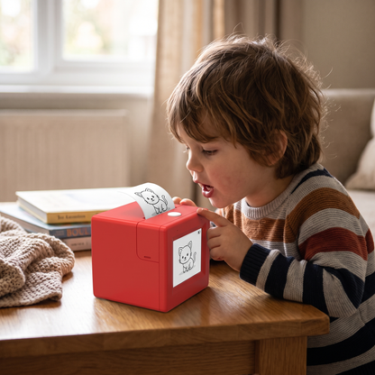 TYII™AI Voice-Activated Mini Sticker Printer