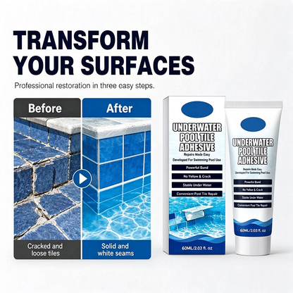 💧 50% OFF! 🔧 High-Strength Underwater Adhesive – For pool tiles & instant repairs ✨