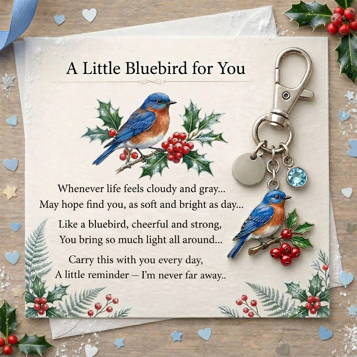 🐦A Little Hummingbird for You keychain🎁A Meaningful Mother’s Day Gift Filled with Love & Comfort