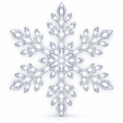 TYIIPRO™ LED Snowflake Wall Lights – Remote-Controlled Christmas Snowflake Decorations for Walls, Windows & Ceilings