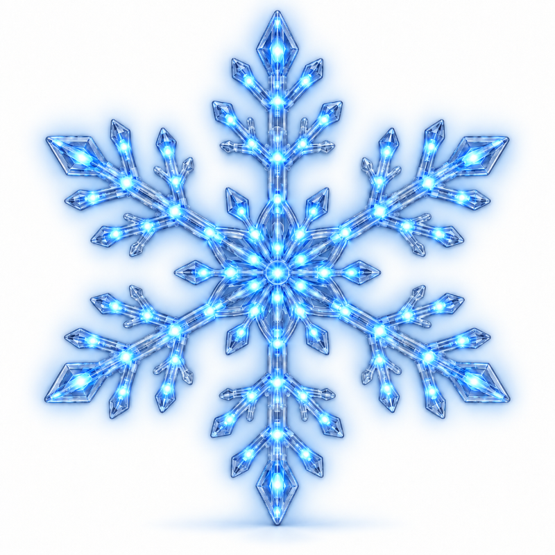TYIIPRO™ LED Snowflake Wall Lights – Remote-Controlled Christmas Snowflake Decorations for Walls, Windows & Ceilings