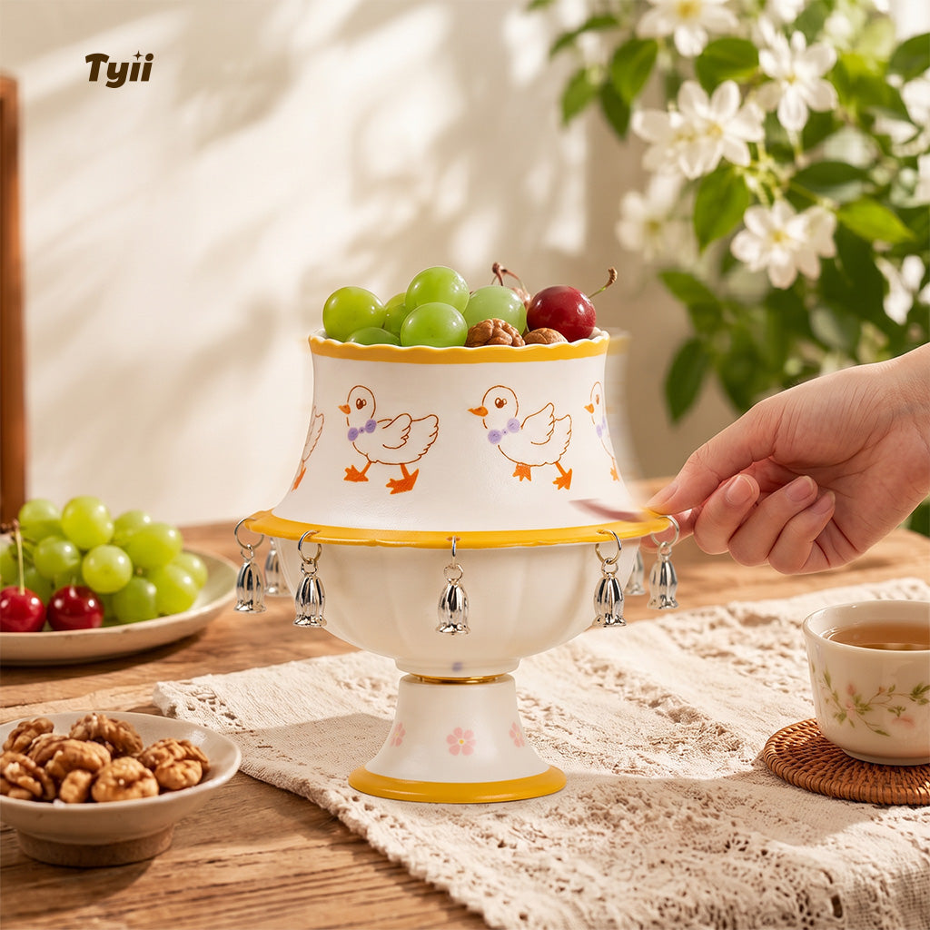 The Oriental Charm: Hand-Painted Under-Glaze Rotating Tea Cup with Luxury Gift Box