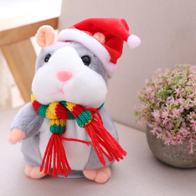 🐹 Talking Hamster Plush – repeats whatever you say, auto head-shaking, hilarious fun for kids & adults🎁