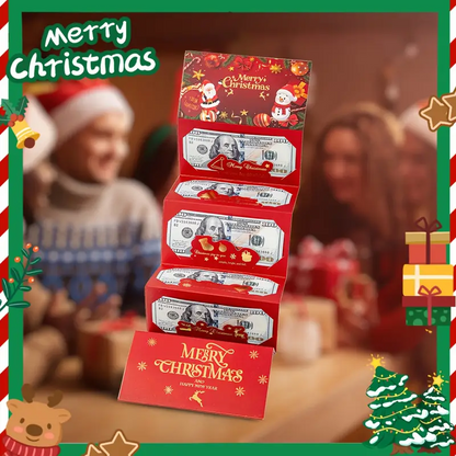 🎄 Fold-Out Christmas Money Gift Card