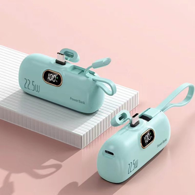 🔋 22.5W Fast Charging 5000mAh Mini Portable Phone Power Bank