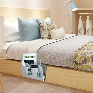 🥳HOT SALE🥳💞10K+ SOLD! Bedside Caddy – From £9.99! Multi-pockets, soft felt & easy install. Everything within reach – grab yours! ✅