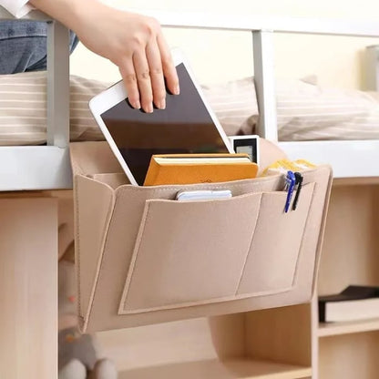 🥳HOT SALE🥳💞10K+ SOLD! Bedside Caddy – From £9.99! Multi-pockets, soft felt & easy install. Everything within reach – grab yours! ✅
