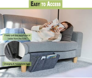 🥳HOT SALE🥳💞10K+ SOLD! Bedside Caddy – From £9.99! Multi-pockets, soft felt & easy install. Everything within reach – grab yours! ✅