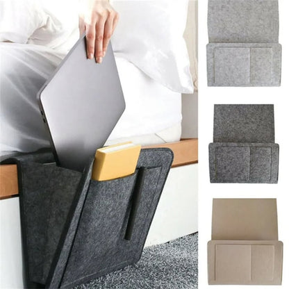 🥳HOT SALE🥳💞10K+ SOLD! Bedside Caddy – From £9.99! Multi-pockets, soft felt & easy install. Everything within reach – grab yours! ✅