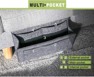🥳HOT SALE🥳💞10K+ SOLD! Bedside Caddy – From £9.99! Multi-pockets, soft felt & easy install. Everything within reach – grab yours! ✅
