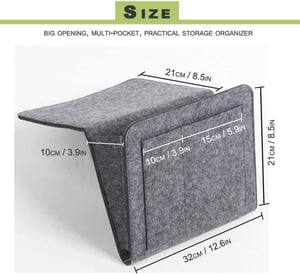 🥳HOT SALE🥳💞10K+ SOLD! Bedside Caddy – From £9.99! Multi-pockets, soft felt & easy install. Everything within reach – grab yours! ✅