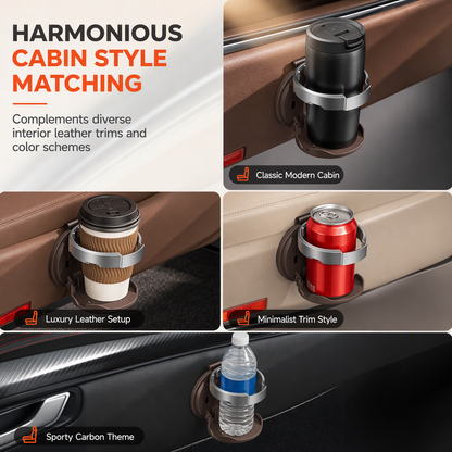 Universal Foldable Car Cup Holder with Hook