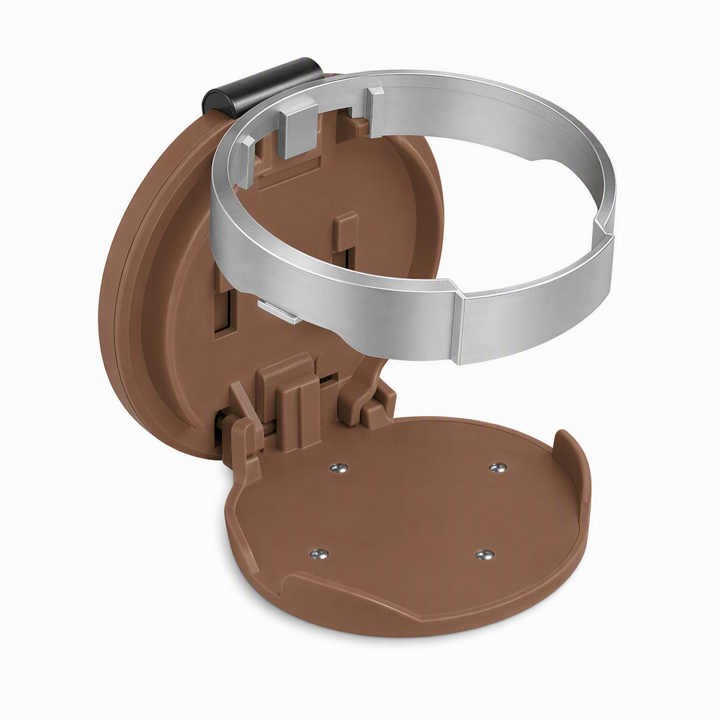 Universal Foldable Car Cup Holder with Hook