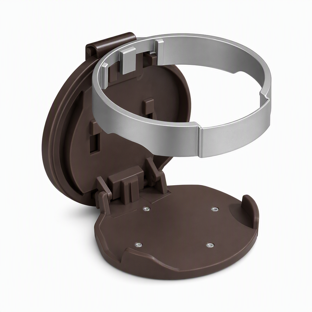 Universal Foldable Car Cup Holder with Hook